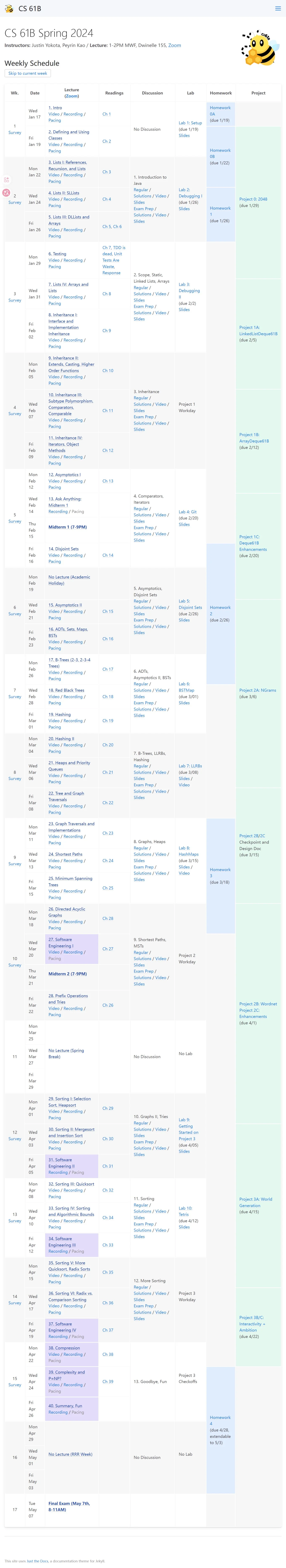 calendar